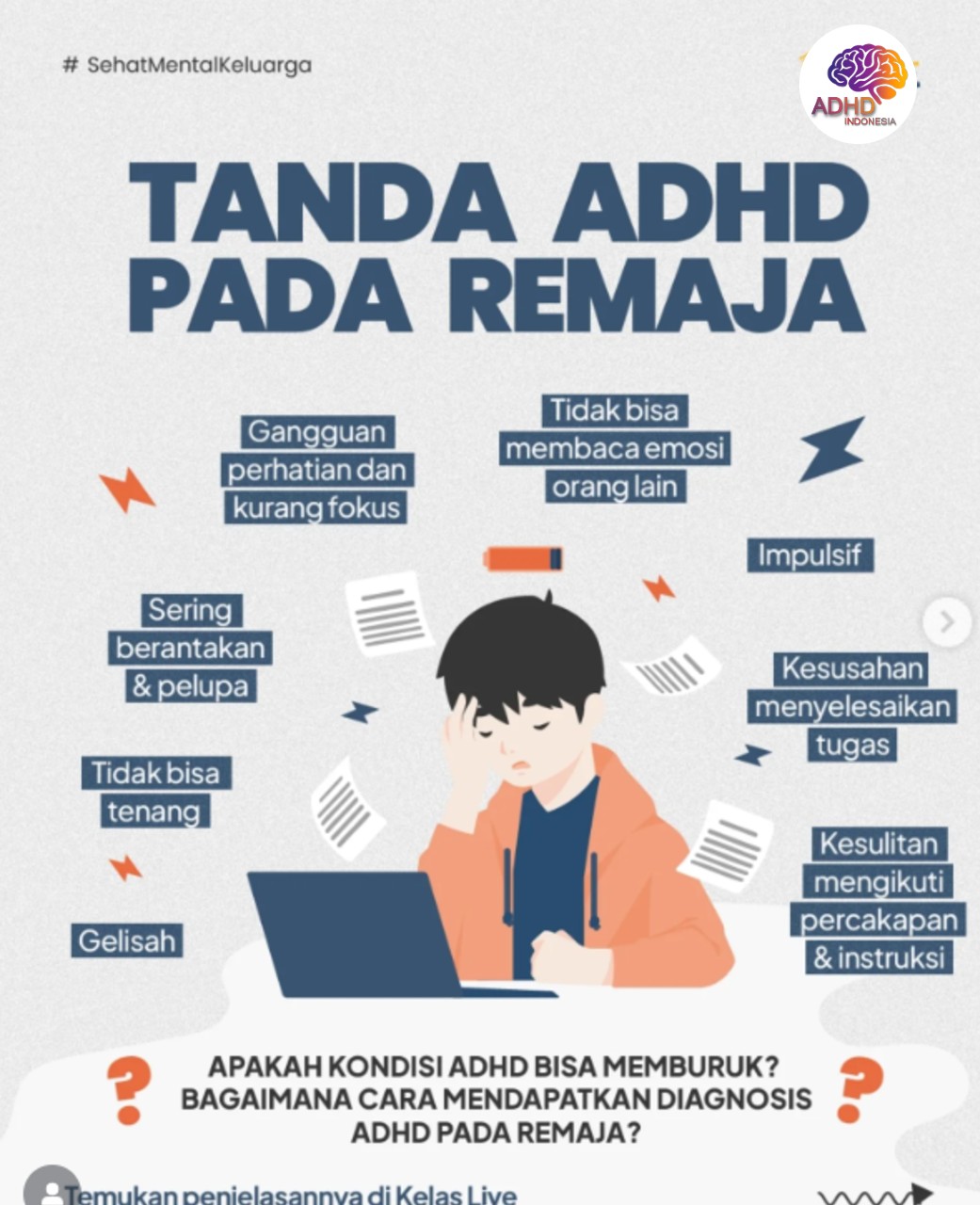 Screening ADHD Non-Diagnostik: Edukasi Awal bagi Orang Tua di Kota Jakarta